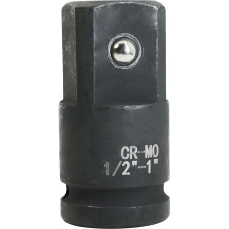Adaptateur douille 1/2 vers 1, douille reducteur, cliquet réduction adapteur acier chrome - molybdène(CR-MO)(1/2 vers 1)