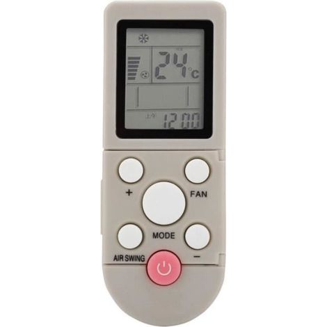 Fdit télécommande pour climatiseur pour AUX Télécommande universelle pour climatiseur ABS pour AUX YKR-F / 001 YKR-F / 09R / 010 (1/4)
