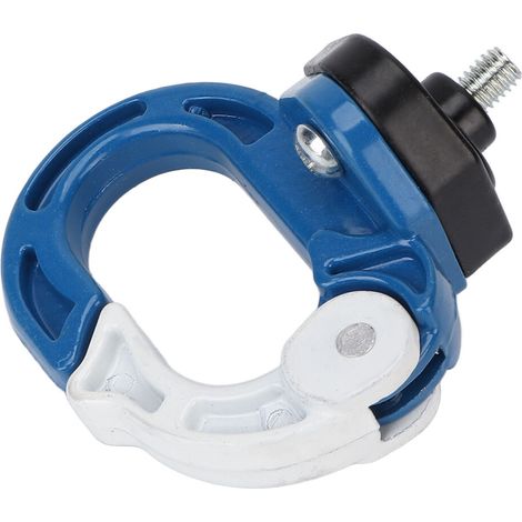 Adatto per ganci portabagagli anteriori per motociclette, in acciaio legato e lega di alluminio, portata 12 kg, colore blu e bianco.