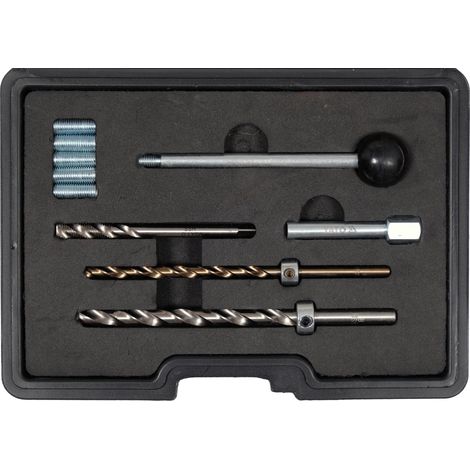 Gewindereparaturset, Injektoren Mercedes 10-teilig, HSS-Stahl, M6x1 mm