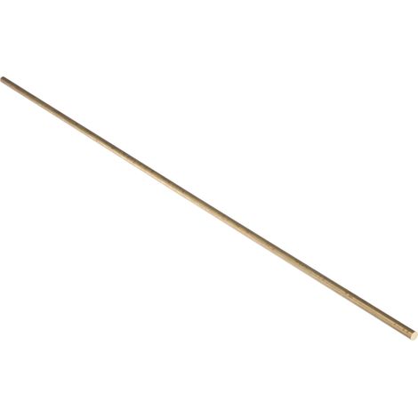 Rs Pro – Tige en laiton 6mm – Longueur 500mm – Dureté 130-150 HV – Pour applications industrielles – Lot de 5 unités (1/2)