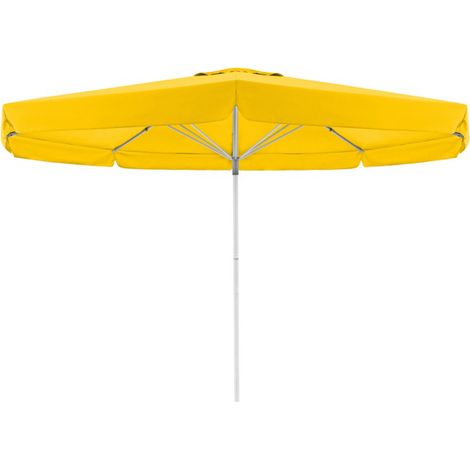 Doppler Sonnenschirm/ Großschirm "Telestar" Ø 5,00 m, gelb, mit Volant, Bezug aus 100% Polyester, Gestell aus Aluminium, 25 kg Sonnenschirm / Großschirm "Telestar 500", inkl. Schutzhülle, gelb, Ø 500  (1/5)