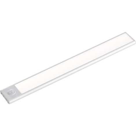 Luz LED recargable para armario V-TAC, 2 W, sensor PIR, plateada, 40 cm, blanca natural, IP20 (1/3)