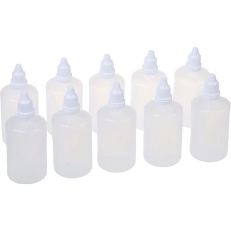 10pcs bouteille plastique Goutte bouteille 100ml (1/4)