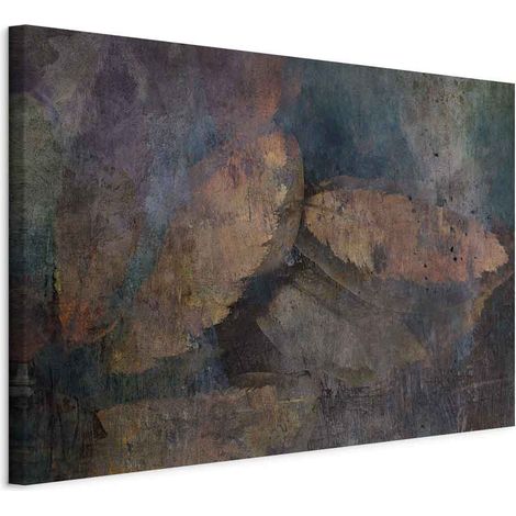Quadro - Foglie di rame (1 pezzo) largo (1/5)