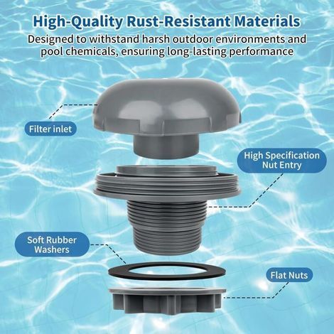 Cartouche filtrante de rechange INTEX P6H1317 - Compatible avec les systèmes de filtration de piscine INTEX et BESTWAY Coleman P6H13 (1/2)