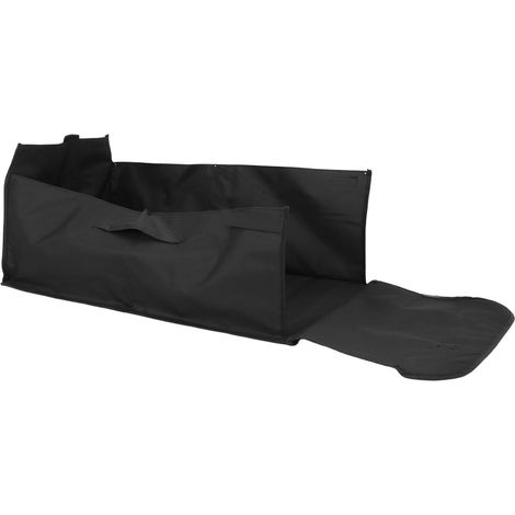 Sacoche la Chariot Camping en Oxford Tissu Pliable à 600d Noir, Résistante Déchirure Grande Capacité de Rangement, pour Sorties en Groupe (1/5)