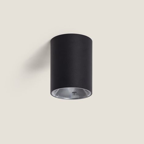 LED Deckenleuchte 7W Rund Syrah Schwarz Wählbar (Warm-Neutral) 2700K - 3300K - 4000K (1/5)