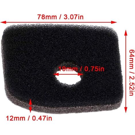 Luftfilter-Set für STIHL Laubbläser BG56, BG56C, SH56C, BG66, BG66C, BG86, BG86CE, BG86CEZ, SH56, SH86, SH86C, BR200 und SR200. Ersetzt die Teilenummer 4241, 120, 1800 und CMR6H. (1/5)