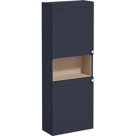Meuble de salle de bain bas Vitra Root 55x155x25 cm bleu mat (ROOTCN55TM)