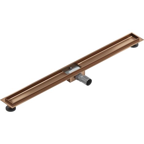 Mexen Flat Korpus für Linienentwässerung 90 cm, gebürstetes Kupfer - 1C15090 (1/4)