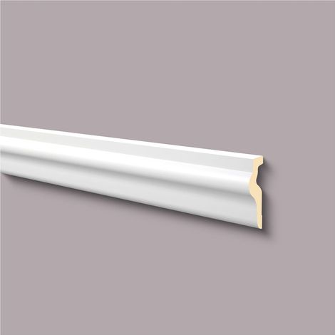 Marco de puerta NMC MA13 DOMOSTYL Noel Marquet Moldura de fachada Marco para ventanas Perfil de fachada diseño moderno blanco 2 m (1/3)