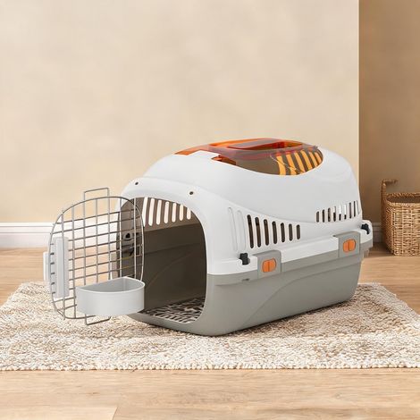 Caisse de transport pour animaux hellgrau 49 x 32 x 31 cm (1/5)