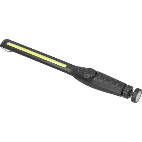 Lampe de chantier LED COB rechargeable avec support magnétique, éclairage d'urgence pour réparations, modèle simple