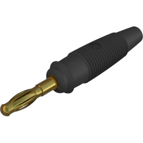 Hirschmann Test & Measurement LAS 30 schwarz Lamellenstecker Stecker, gerade Stift-Ø: 4 mm Schwarz 1