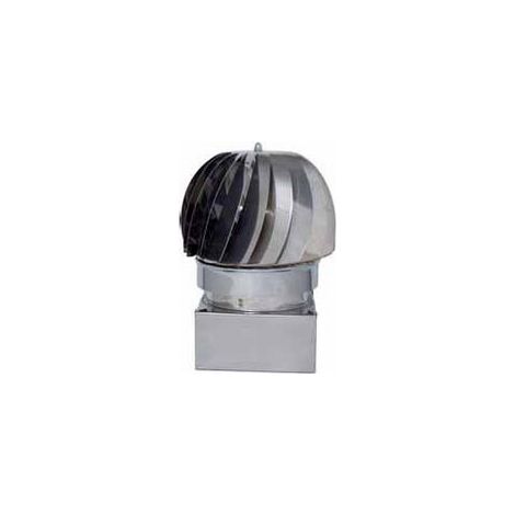 FUMAIOLO INOX QUADRO 'EOLICO' 250x250 mm