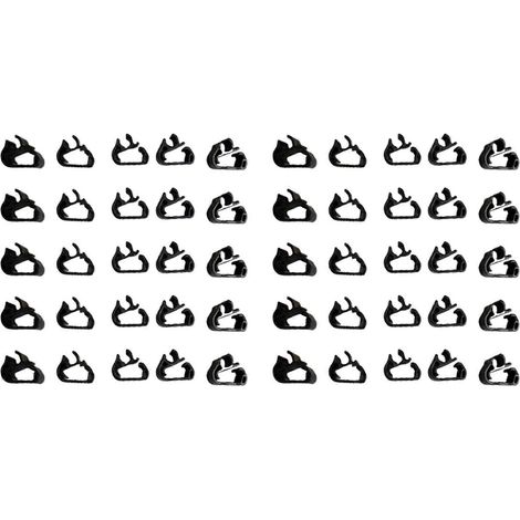 50x Scheibenwischerarm-Düsenschlauchschlaufe 1617040080 für Peugeot 3008 (P84), 5008 (P87), 408X, Citroën C5, Aircross, C5X (1/5)