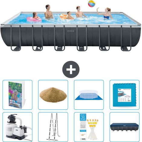 Ultra XTR Pool Rechteckig - 732x366x132 cm - 9-teilig S557