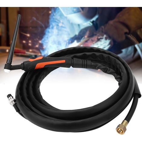 Kit de torche de soudage TIG 0,5-1,6 mm, électrode de tungstène M16x1,5, interface pneumatique, câble de 4 m, interrupteur unique TIG-9 (1/5)