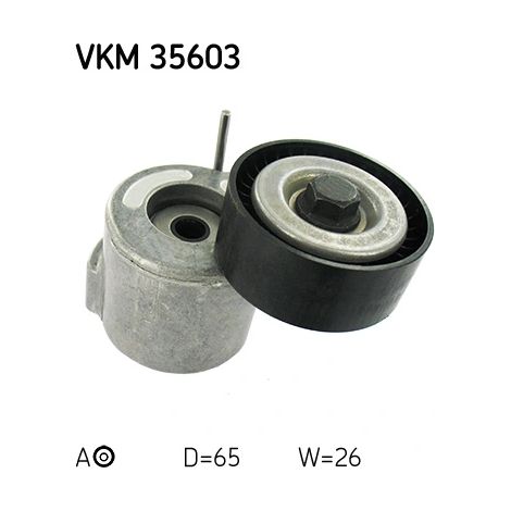 Tendeur de courroie, courroie trapézoïdale à nervures SKF VKM 35603 ALFA ROMEO