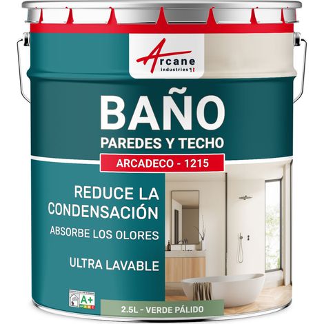 Pintura impermeable baño: para paredes y techos de baño - ARCADECO - 1215