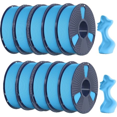 3D-Druckfilament, hohe Geschwindigkeit, matte Oberfläche, himmelblau (1/2)