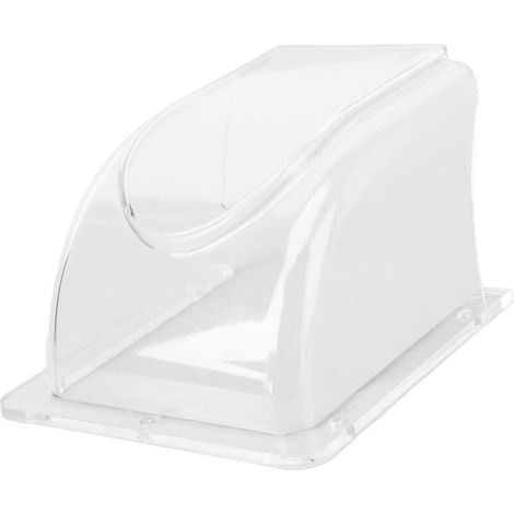 Housse de Pluie en Plastique pour Sonnette, Housse de Sonnette étanche à la Pluie Transparente, Accessoire de Contrle D'accès (1/5)