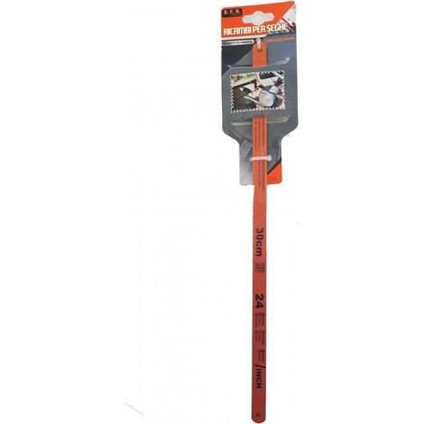 Trade Shop - SET MIT 12 STK.ERSATZTEILEN GEZAHNTE SÄGEBLÄTTER 300 X 12 X 0,65 MM 30 CM 10D 24T METALLBLATT -