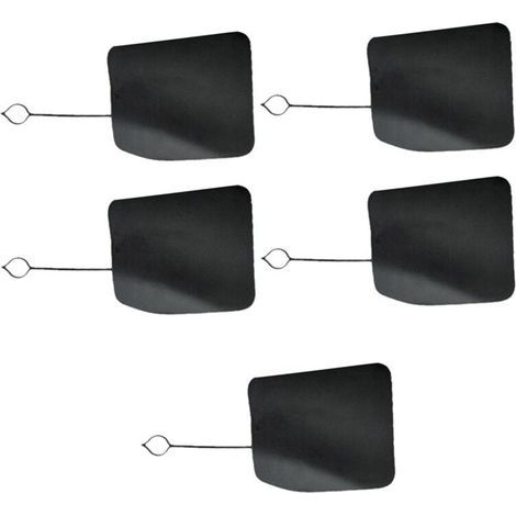 5 baguettes de finition pour crochet d'attelage de remorque de pare-chocs arrière et capuchons de protection pour remorque, compatibles avec Nissan Qashqai J11 2015-2018 85071-DF30A (1/3)