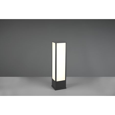 Pilona Exterior Rectangular Fuerte Antracita IP54 Trio Lighting (1/4)