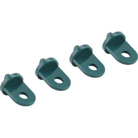 Set mit 10 grünen Kunststoff-Gewächshaushaken, Aufhängevorrichtungen für Pflanzen und Blumen, Gartentopfhaken (1/5)