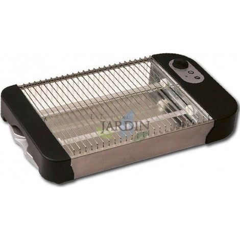 Tostapane Piano per tutti i tipi di Pane 600 W di potenza. Timer per doratura a 6 livelli