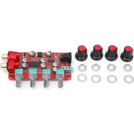 PT2315E Audioprozessorplatine Klangregelungsmodul Potentiometer Feste Höhen und Tiefen HF202 (1/4)