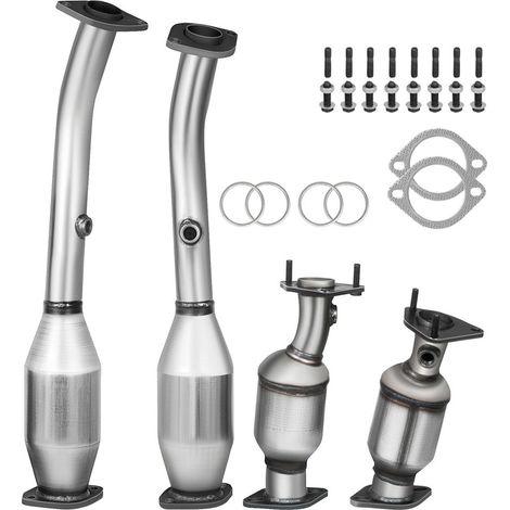 Mophorn-Auspuffkrümmer mit Schrauben und Dichtung, Hoher Durchfluss-Katalysator für 2005-2011 Nissan Frontier/Xterra/Pfadfinder, 4,0 l OEM-Qualität, EPA-konform