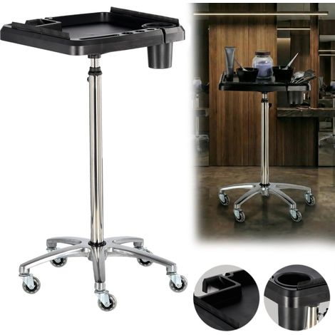 Chariot d'assistant de coiffure pour teinture de produits cosmétiques pour salon de spa, trépied (1/5)