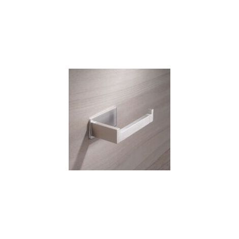 Soporte para papel higiénico sin taladrar - Autoadhesivo - Acero inoxidable - Para cocina y baño - Crezuo