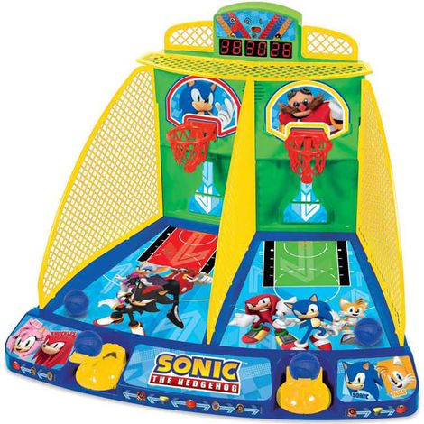 Basketball Gioco Arcade per Bambini 1-2 Giocatori Suoni e Luci LED Sonic (1/3)