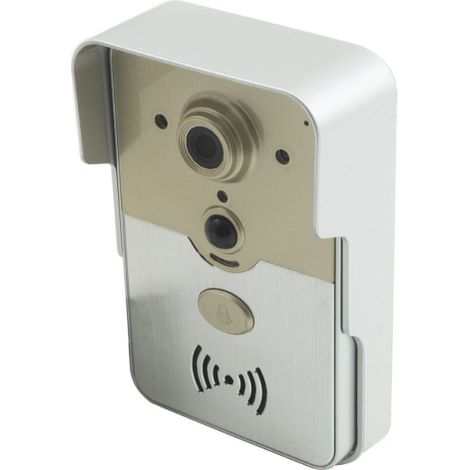 Sonnette vide'o interphone sans fil infrarouge Wi-Fi sur smartphone compatible android et ios