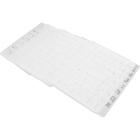 20 pochoirs de peinture ajourés en PET (lettres et chiffres) pour la réalisation de dessins et de loisirs créatifs. (1/5)