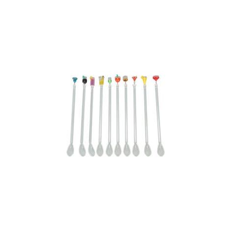 Set mit 10 Acryl-Rührlöffeln – Länge 28 cm – Für Cocktails, Kaffee und Getränke (1/5)