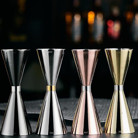 Verre doseur double - verre doseur pour cocktails 30/60 ml (1/5)