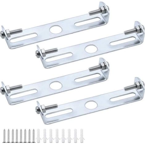 [4 pièces] Support de Fixation pour Plafonnier 105mm Luminaire Suspendu Accessoires Lustre de Plafond Plafonnier Plaque de Base Plaques de Lampe de Plafond Supports de Plaque et Accessoires (1/4)