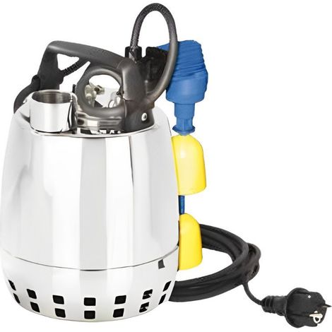 Pompe de relevage Calpeda GXRM13GFA 0,45 KW - Monophasé 220V - Jusqu'à 13,2 M3/H - Livrée avec condensateur, flotteur réglable et un câble d'alimentation - Immersion de 15mm mini à 5m max (1/4)