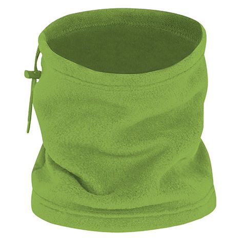 Braga de cuello y gorro polar con cordón regulador y freno, en varios colores, de tejido polar y anti-pilling VALENTO ALPINE  Verde manzana