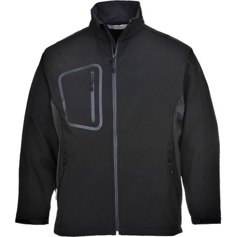 Blouson softshell Portwest Duo bicolore Noir M. (1/2)