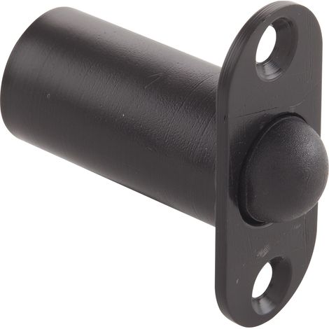 Türschnapper mit Rundfalle, Kunststoff schwarz (12.305)  Glastürbeschlag Zubehör, dormakaba