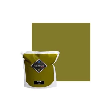 Laque satin bois, murs et plafonds 2,5L Vert Kaki Brexit (1/5)