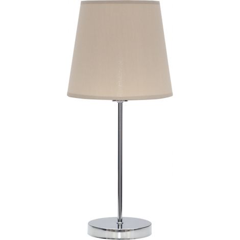 FABRILAMP Lampada da tavolo Maldivas 1xe14 Cromo/pietra 20d