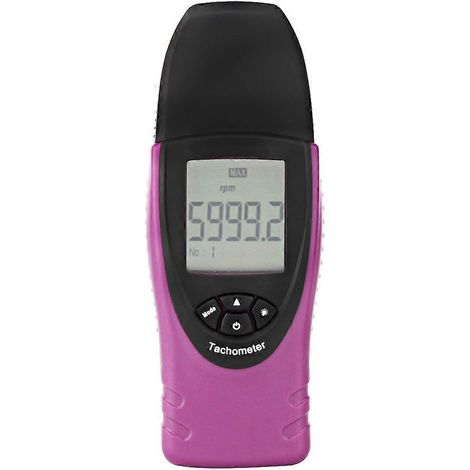 Tachymètre laser numérique miniature ST8030, sans contact, haute précision, écran LCD MPU (violet) (1/3)