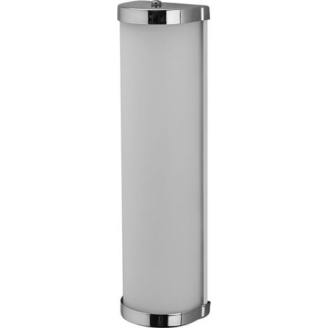 Osram – Applique de salle de bain cylindrique 320mm – Chrome – Culot E14 – IP44 – Compatible avec lampe intelligente – Verre de haute qualité (1/4)